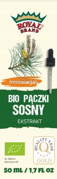 Royal Brand EKSTRAKT BOROVIH PUPOLJAKA U ORGANSKIM KAPLJIMA 50 ml - RO