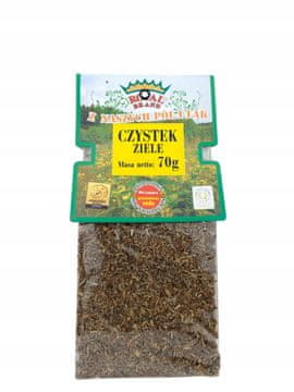 Royal Brand SUŠENI CISTUS 70 g Cistus Incanus prekrasna biljka cistusa Poljska kraljevska marka