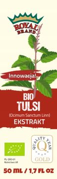 Royal Brand EKSTRAKT TULSI SVETOG BOSILJKA U KAPLJIMA 50 ml ORGANSKI