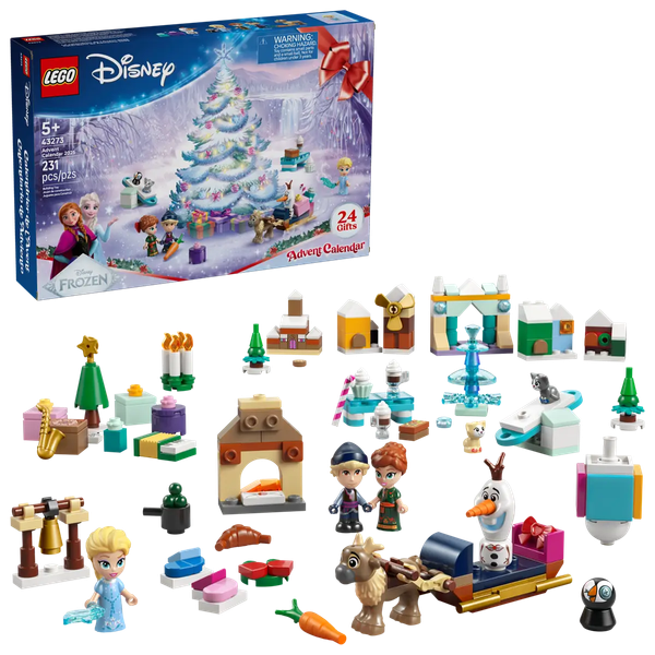 Disney Princess adventni koledar 2025 (43273), figure in embalaža