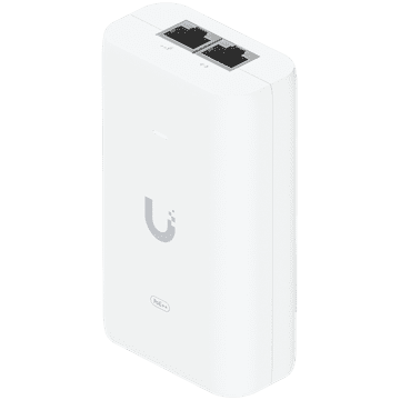 Ubiquiti PoE++ adapter; Isporučuje do 60W PoE++; Zaštita od prenapona, vršnih impulsa i prekomjerne struje; Sadrži RJ45 podatkovni ulaz, AC kabel s uzemljenjem i PoE++ izlaz; LED indikator za praćenj