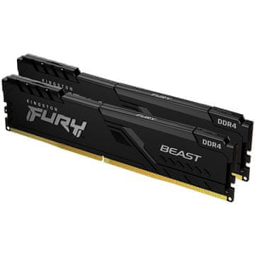 Kingston 32GB 3600MT/s DDR4 CL18 DIMM (Kit of 2) FURY Beast Black memorija