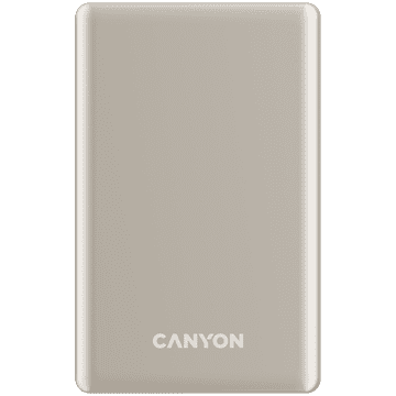 Canyon power bank OnPower 505 slim magnetski 5000 mAh, PD20W, bež