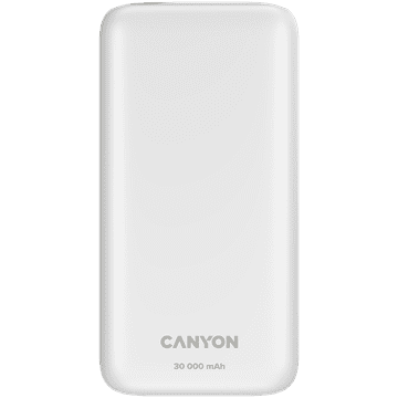 Canyon PB - 301, Power bank 30000 mAh Li-poly baterija, kabel za brzo punjenje 0.3m.