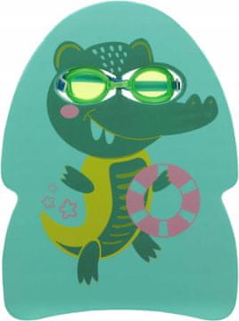 Set dasaka za učenje plivanja s daskom i naočalama, savršen za djecu Crocodile