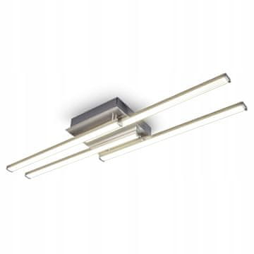 BKL lampa 60x60x6,5 cm, nijanse sive i srebrne