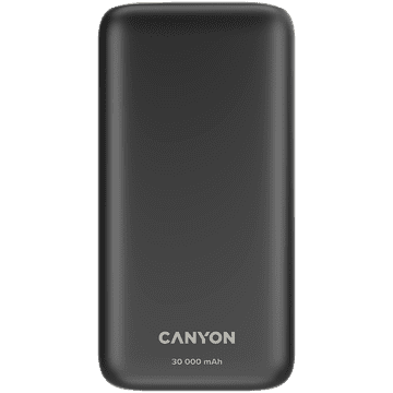 Canyon PB - 301, prijenosna baterija (power bank) kapaciteta 30000 mAh Li-polimerska baterija, ulaz Micro: DC5V/2A, 9V/2A, ulaz Type C PD: DC5V/3A, 9V/2A, izlaz Type C PD: 5V/3A, 9V/2.2A, 12V/1.5A,