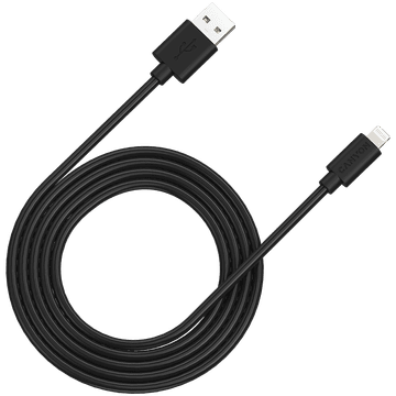 Canyon MFI-12, Lightning USB kabel za Apple (C48), okrugli, PVC, 2 m, promjer: 4,0 mm, žica za napajanje i signal: 21AWG2C 28AWG2C, brzina prijenosa podataka: 26 MB/s, crni. Sa zaštitom, s CANYON l