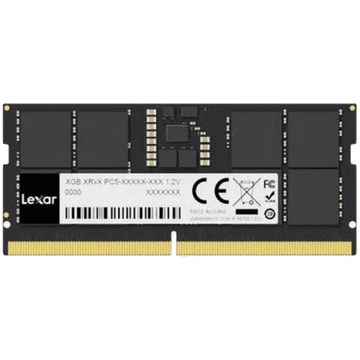 Lexar DDR5 16GB 262 PIN SO-DIMM 5600Mbps, CL46, memorija