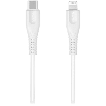 Canyon MFI-4, kabel Type C na MFI Lightning za Apple, PVC kućište, funkcija: s punom funkcionalnošću (prijenos podataka i PD punjenje), izlaz: 5V/2,4A, promjer: 3,5 mm, duljina kabela 1,2m, 0,026 k
