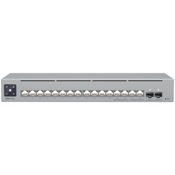Ubiquiti UniFi Switch Pro Max 16 USW-PRO-MAX-16-EU, preklopnik, 12x GbE, 4x 2,5 GbE, 2x 10G SFP+, Layer 3, Etherlighting, rack 1U/stolni/zidni