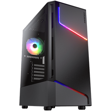 Cougar COUGAR MX360 RGB - kućište za računalo, Mid Tower, crno