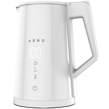 AENO pametno električno kuhalo za vodu EK8S: 1850-2200W, 1.7L, Strix, dvostruke stijenke, kontrola temperature, funkcija održavanja topline, Wi-Fi upravljanje, LED zaslon, kućište hladno na dodir