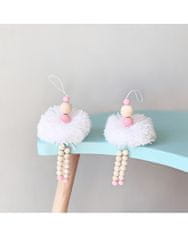 Arabesque PRIVJESAK M01 - balerina bijela Privjesak Balerina M01 bijela