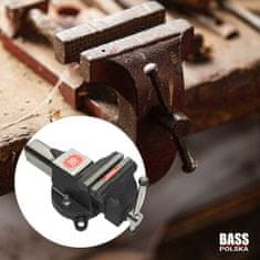 Bass Polska 5" čelični okretni bravarski škripac