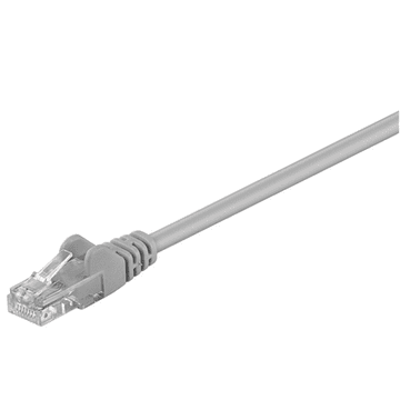 Goobay | CAT 5e | Patch kabel | Neoklopljena upletena parica (UTP) | Muški | RJ-45 | Muški | RJ-45 | Sivi | 20 m