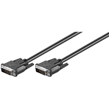 Goobay | DVI kabel | Muški | 24+1-pinski digitalni DVI | Muški | 24+1-pinski digitalni DVI | 1,8 m | Crni