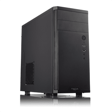 Fractal Design | CORE 1100 | Crna | Micro ATX | Napajanje uključeno Ne | ATX napajanja, do 185 mm ako je montiran optički pogon tipične duljine