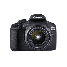 Canon EOS | 2000D | objektiv EF-S 18-55 mm IS II | crna