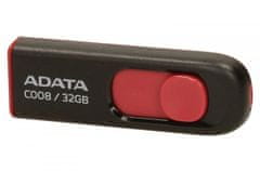 AData | C008 | 32 GB | USB 2.0 | Crna/Crvena