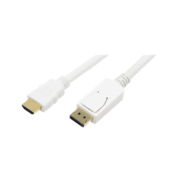LogiLink | Muški | 19-pinski HDMI tip A | Muški | 20-pinski DisplayPort | 2 m | Bijela
