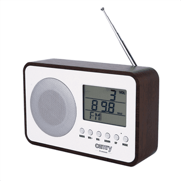 Camry | CR 1153 | 5W | Bijela/vodena | Digitalni radio