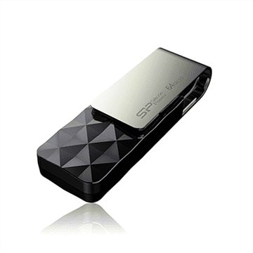 Silicon Power Blaze B30 64GB USB 3.0 crna pohrana