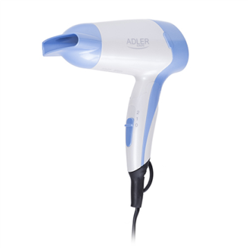 Adler | Sušilo za kosu | AD 2222 | 1200 W | Broj postavki temperature 1 | Bijelo/plavo