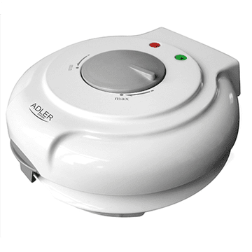 Adler | AD 3038 | Aparat za vafle | 1500 W | Broj komada tijesta: 1 | Ledeni kornet | Bijela
