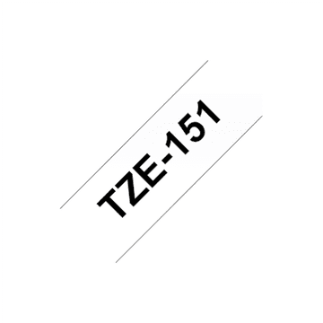 BROTHER | 151 | Laminirana traka | Termo | Crna na prozirnoj | Rola (2,4 cm x 8 m)