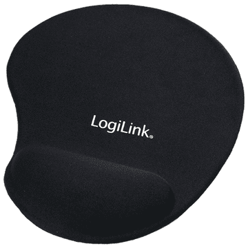 LogiLink Podloga za miša s gel osloncem za zglob, | ID0027 | Crna