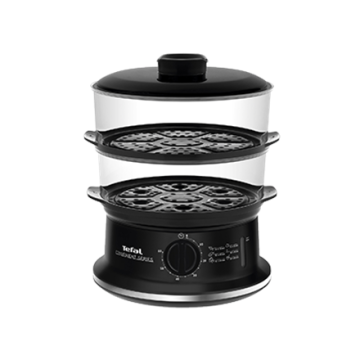 Tefal Parni aparat | VC140135 | Crni | 900 W | Broj košara: 2 | Jamstvo (mjeseci): 24