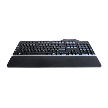 DELL tipkovnica za SAD/Europsku regiju (QWERTY) KB-813 čitač pametnih kartica USB tipkovnica crni komplet | Tipkovnica s pametnim karticama | Žičana | EN/LT