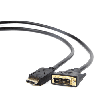 Gembird Cablexpert | CC-DPM-DVIM | Kabel za zaslon | Muški | 24+1-pinski digitalni DVI | Muški | 20-pinski DisplayPort | 1,8 m | Crni