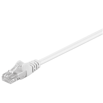 Goobay | CAT 5e | Mrežni kabel | Neoklopljena upletena parica (UTP) | Muški | RJ-45 | Muški | RJ-45 | Bijeli | 3 m