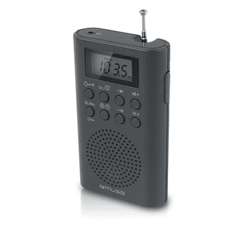 Muse | M-03R | Džepni radio | Crni