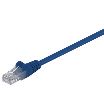 Goobay | CAT 5e | Patch kabel | Neoklopljena upletena parica (UTP) | Muški | RJ-45 | Muški | RJ-45 | Plavi | 10 m