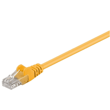 Goobay | CAT 5e | Mrežni kabel | Neoklopljena upletena parica (UTP) | Muški | RJ-45 | Muški | RJ-45 | Žuti | 1,5 m