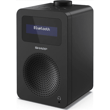 Sharp DR-430(BK) digitalni radio, FM/DAB/DAB+, Bluetooth 5.0, ponoćno crna | ponoćno crna | DR-430(BK) | Digitalni radio | Bluetooth | FM radio | Izlaz za slušalice