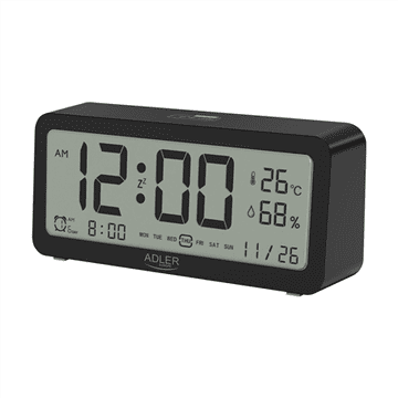 Adler | AD 1195b | Budilica | Ulaz | Crna | Funkcija alarma