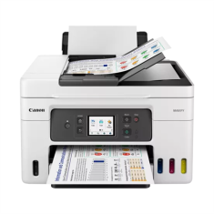 Crno-bijeli A4/Legal GX4050 Inkjet pisač u boji Canon MAXIFY Faks / kopirni uređaj / pisač / skener