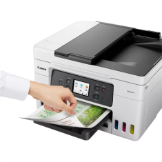Crno-bijeli A4/Legal GX4050 Inkjet pisač u boji Canon MAXIFY Faks / kopirni uređaj / pisač / skener