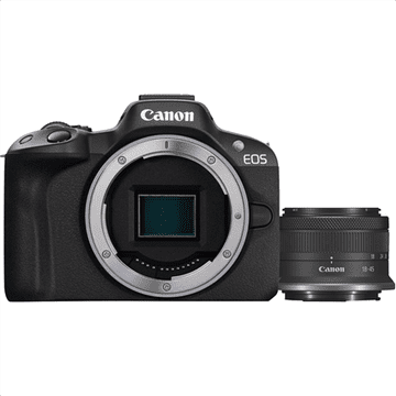 Canon EOS | R50 | RF-S 18-45 mm F4.5-6.3 IS STM objektiv | Crni