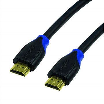LogiLink HDMI kabel | Velika brzina s Ethernetom | Muški | 19-pinski HDMI Tip A | Muški | 19-pinski HDMI Tip A | 1 m | Crni