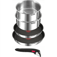 Tefal L897S574 Set lonaca i tava Ingenio Emotion, 5 komada, Nehrđajući čelik TEFAL