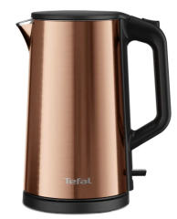 TEFAL KI583C10 Električno kuhalo za vodu 2000 W 1,5 L Nehrđajući čelik s bazom koja se okreće za 360° - zlatno