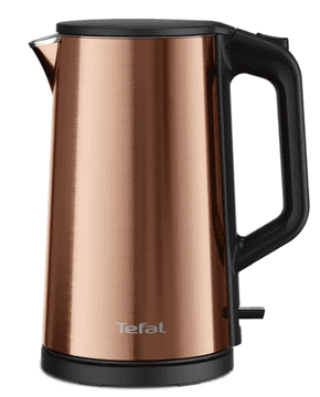 TEFAL KI583C10 Električno kuhalo za vodu 2000 W 1,5 L Nehrđajući čelik s bazom koja se okreće za 360° - zlatno