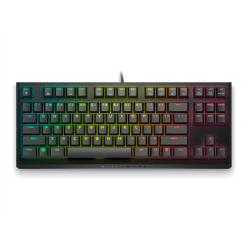 Alienware Tenkeyless AW420K | Igraća tipkovnica | Žičana | EN | Tamna strana Mjeseca | CHERRY MX crvena