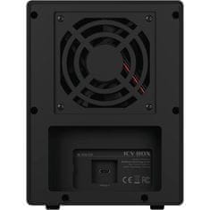 IcyBox IB-3740-C31 USB-C 3.1 vanjsko kućište za 4 3,5" i 2,5" HDD ili SSD diskove