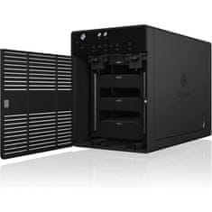 IcyBox IB-3740-C31 USB-C 3.1 vanjsko kućište za 4 3,5" i 2,5" HDD ili SSD diskove